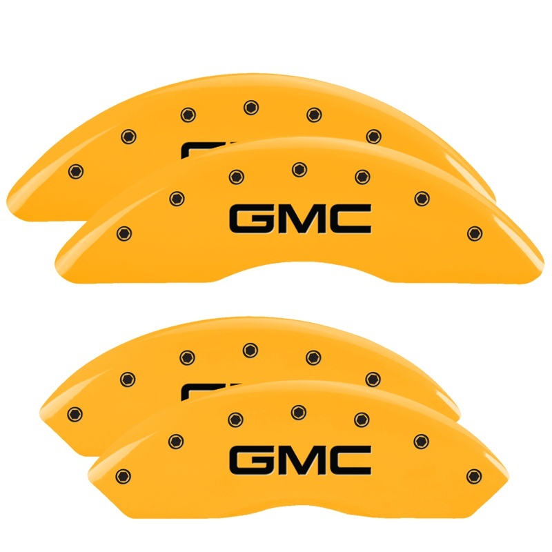 GMC Savana Caliper Covers - Front + Rear - MGP - Yellow - `09-`16