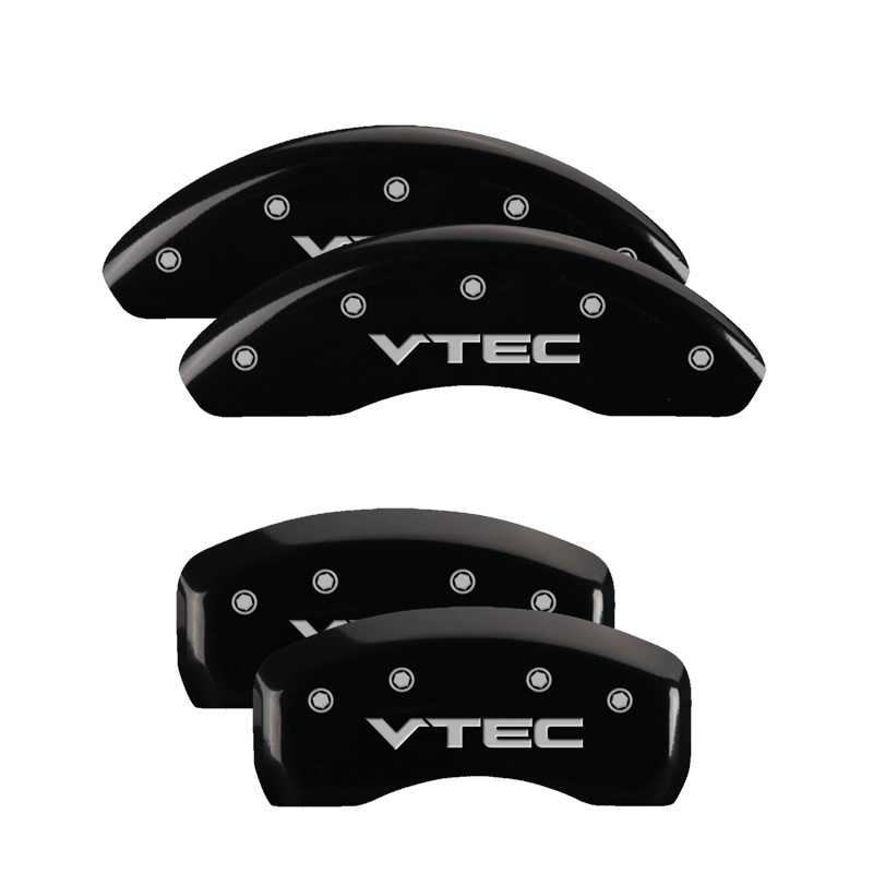 Acura NSX Caliper Covers - Front + Rear - MGP - Vtech - Black - `02-`05