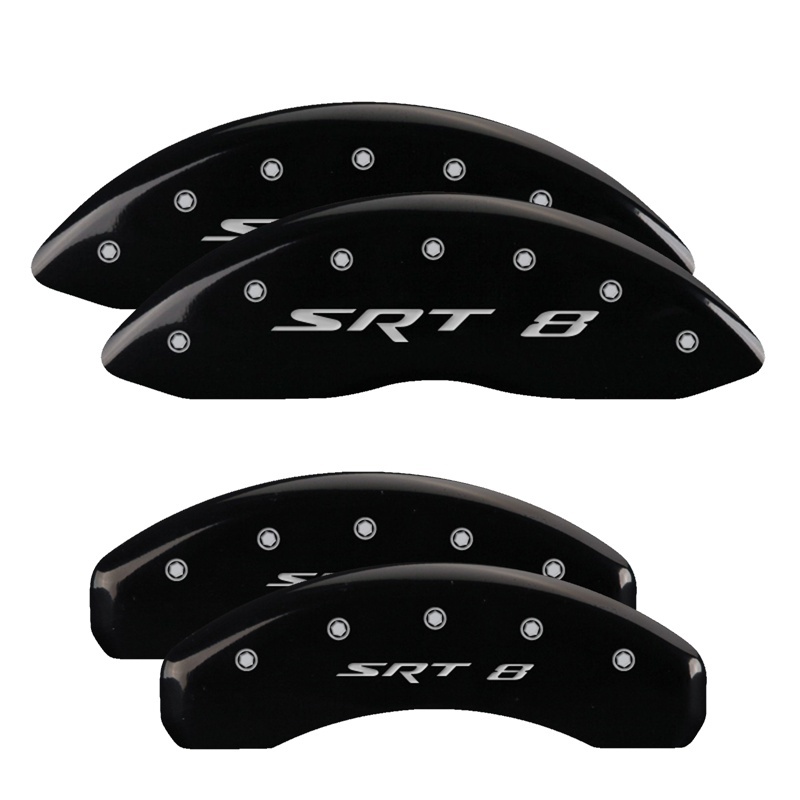 Jeep Grand Caliper Covers - Front + Rear - MGP - SRT8 - Black - `05-`10