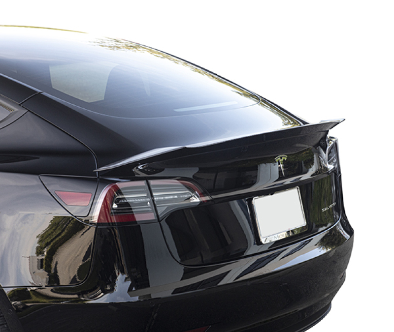 Tesla Model 3 Spoiler - Rear - MXP - T3-1 Wet Carbon - Carbon Fiber - `17-`27