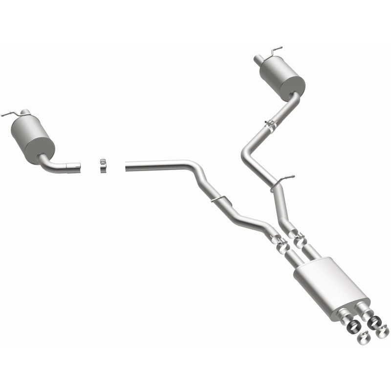 Mercedes-Benz E350 Performance Exhaust - Magnaflow - Direct-Fit - `12-`16