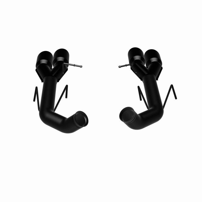 Ford Mustang Performance Exhaust - Rear - Magnaflow - Catback Quad Split Rear Exit - Black - `13-`14