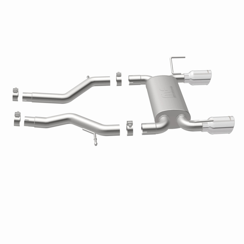 Cadillac ATS Performance Exhaust - Rear - Magnaflow - Axle Back Street Series - Polished - `13-`18
