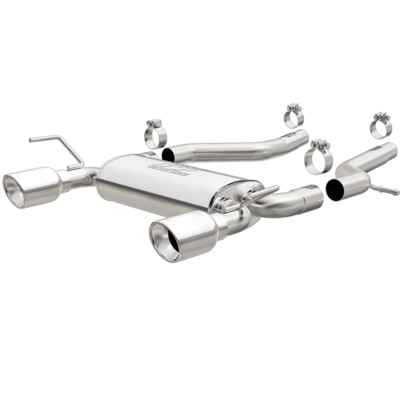 Cadillac ATS Performance Exhaust - Rear - Magnaflow - Axle Back Street Series - Polished - `13-`18