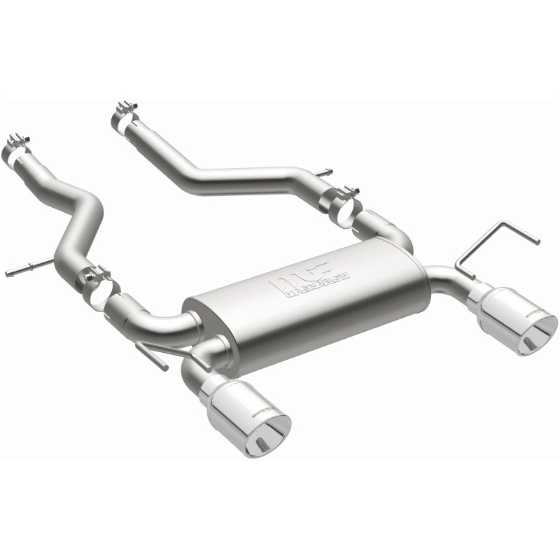 Cadillac ATS Performance Exhaust - Rear - Magnaflow - Axle Back Street Series - Polished - `13-`18