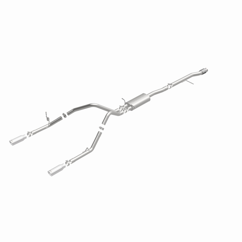 Chevrolet Silverado Performance Exhaust - Dual Split Rear Exit - Magnaflow - Cat Back Street Series - 2014