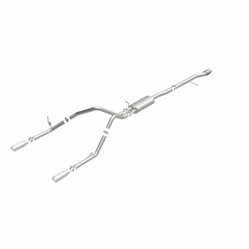 Chevrolet Silverado Performance Exhaust - Dual Split Rear Exit - Magnaflow - Cat Back Street Series - 2014