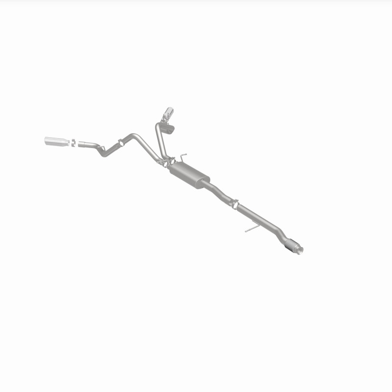 Chevrolet Silverado Performance Exhaust - Dual Split Rear Behind Rear Tires - Magnaflow - Street Series Cat-Back - 2014