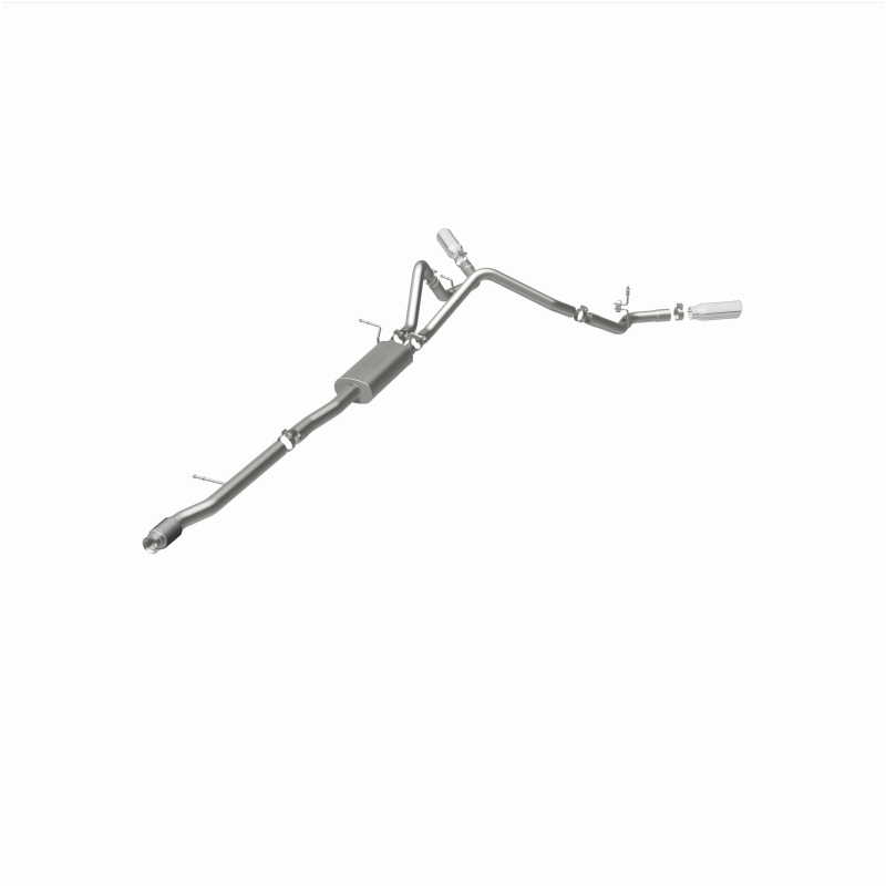 Chevrolet Silverado Performance Exhaust - Dual Split Rear Behind Rear Tires - Magnaflow - Street Series Cat-Back - 2014
