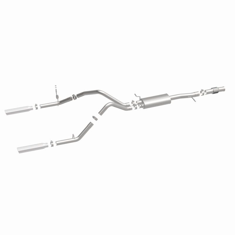 Chevrolet Silverado Performance Exhaust - Rear - Magnaflow - Cat Back, Dual Split Rear Exit - 2014