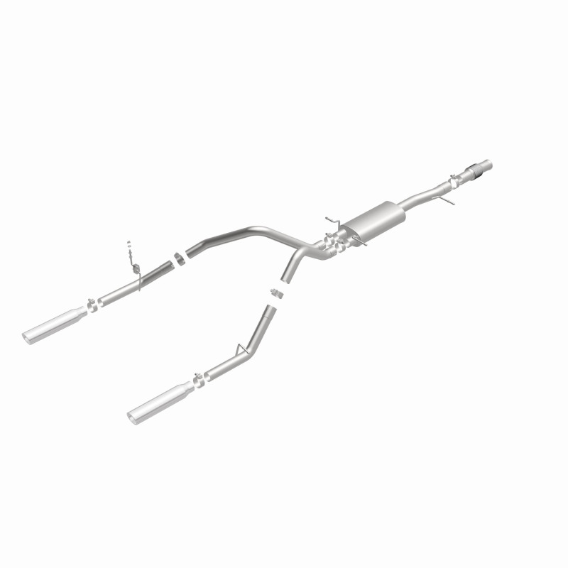 Chevrolet Silverado Performance Exhaust - Rear - Magnaflow - Cat Back, Dual Split Rear Exit - 2014