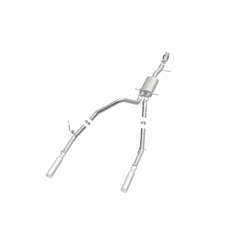 Chevrolet Silverado Performance Exhaust - Rear - Magnaflow - Cat Back, Dual Split Rear Exit - 2014