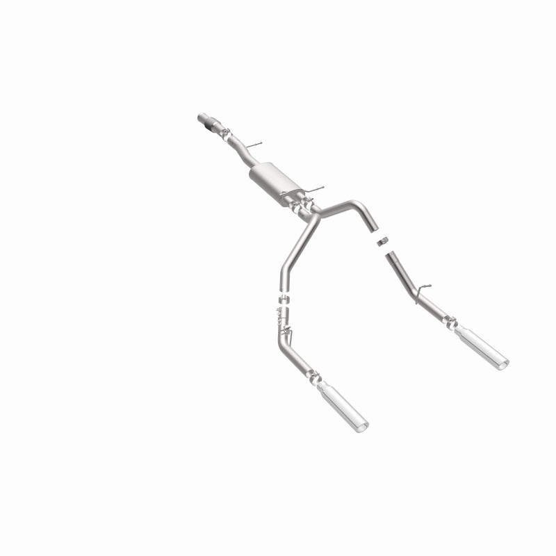 Chevrolet Silverado Performance Exhaust - Rear - Magnaflow - Cat Back, Dual Split Rear Exit - 2014
