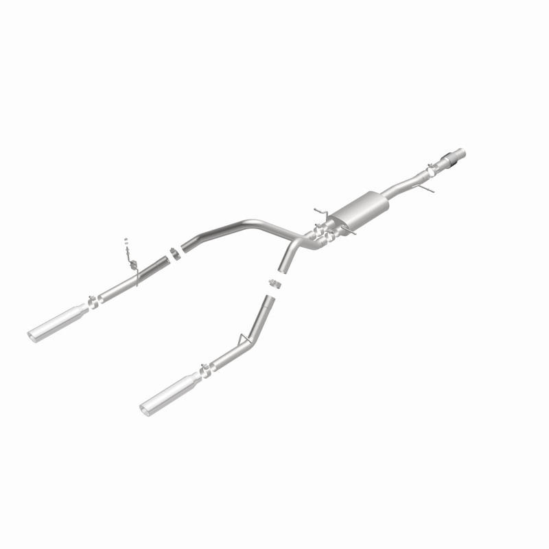Chevrolet Silverado Performance Exhaust - Rear - Magnaflow - Cat Back, Dual Split Rear Exit - 2014