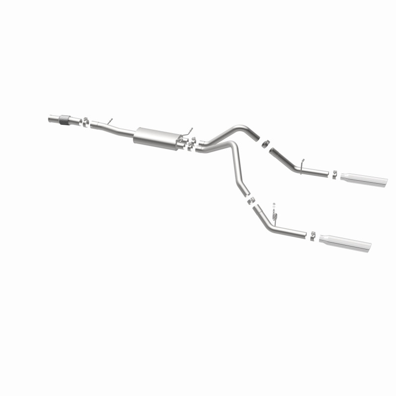 Chevrolet Silverado Performance Exhaust - Rear - Magnaflow - Cat Back, Dual Split Rear Exit - 2014