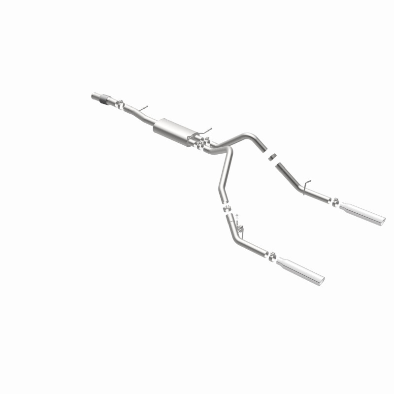 Chevrolet Silverado Performance Exhaust - Rear - Magnaflow - Cat Back, Dual Split Rear Exit - 2014