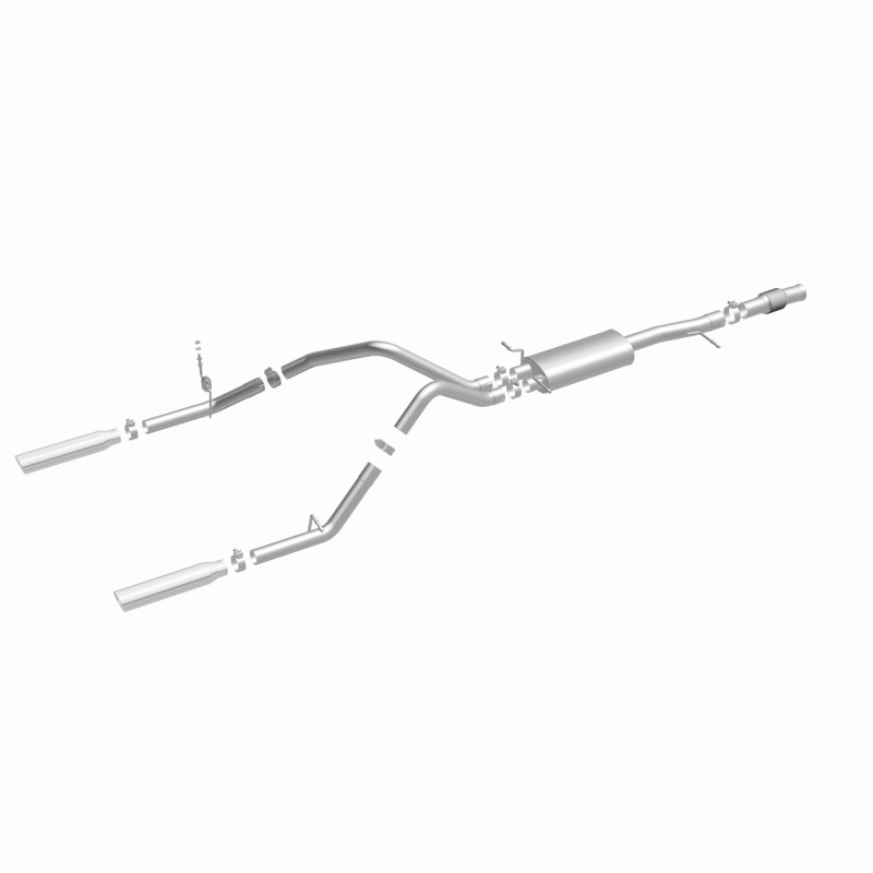 Chevrolet Silverado Performance Exhaust - Rear - Magnaflow - Cat Back, Dual Split Rear Exit - 2014