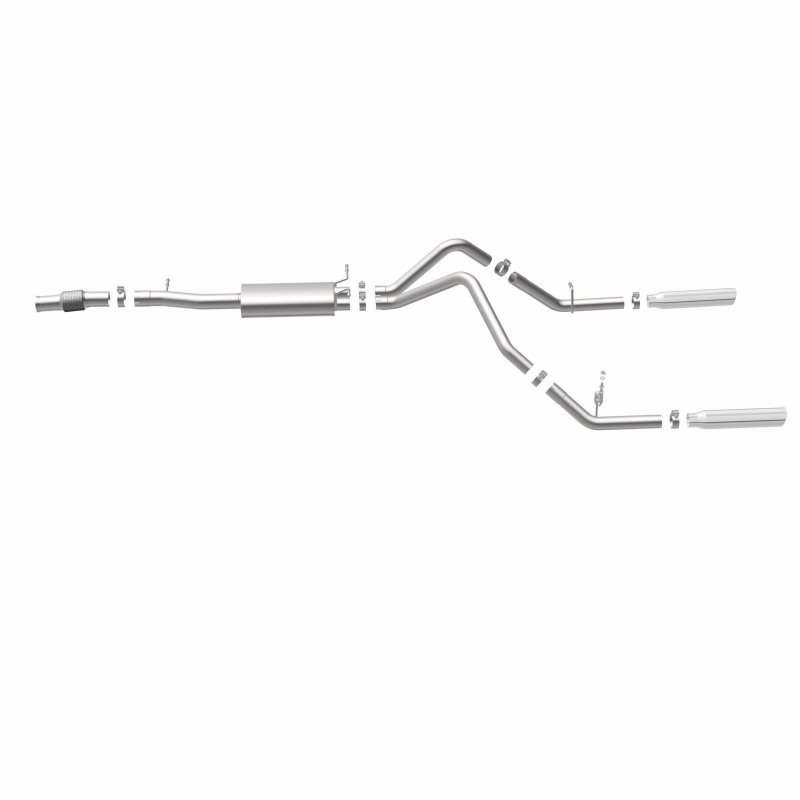 Chevrolet Silverado Performance Exhaust - Rear - Magnaflow - Cat Back, Dual Split Rear Exit - 2014