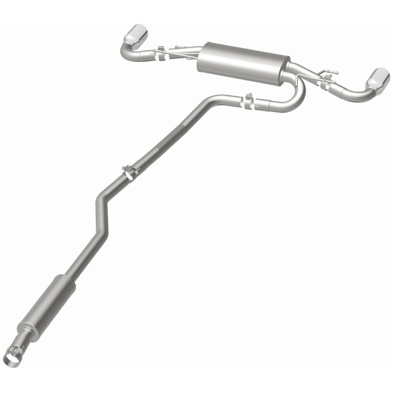 Mazda 3 Performance Exhaust - Rear - Magnaflow - Cat Back Single Rear Exit - Polished - `14-`18