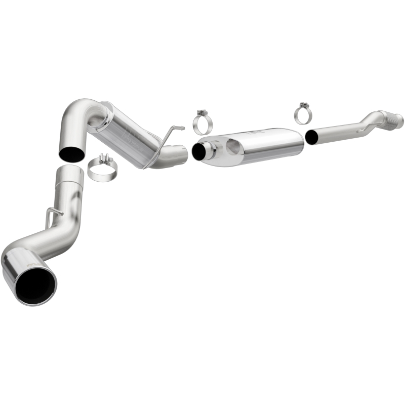 Chevrolet Silverado Performance Exhaust - Single Rear Exit - Magnaflow - Cat Back, Street Series - 2014