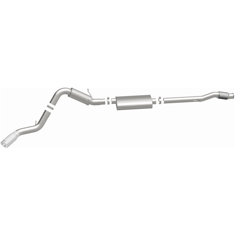 Chevrolet Silverado Performance Exhaust - Single Rear Exit - Magnaflow - Cat Back, Street Series - 2014