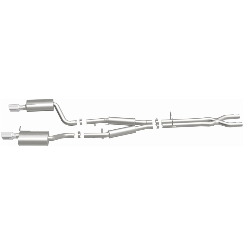 Audi A4 Quattro Performance Exhaust - Rear - Magnaflow - Touring Cat-Back Dual Split Rear Exit - `05-`08