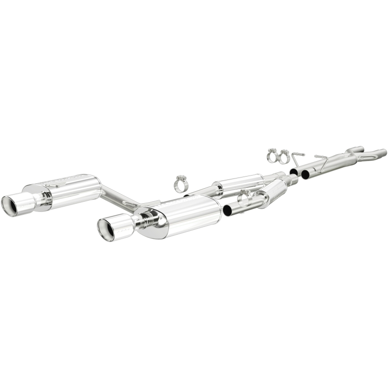 Audi A4 Quattro Performance Exhaust - Rear - Magnaflow - Touring Cat-Back Dual Split Rear Exit - `05-`08