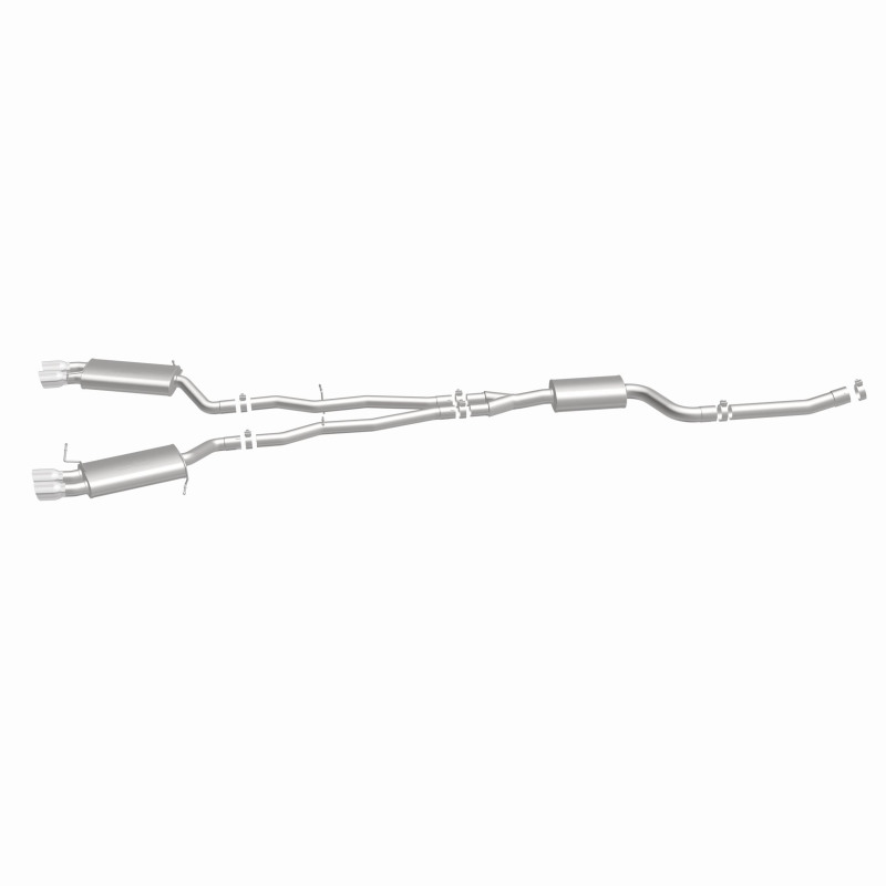 BMW 535I Performance Exhaust - Quad Split Rear Exit - Magnaflow - Touring Series Cat Back - Polished - `13-`16