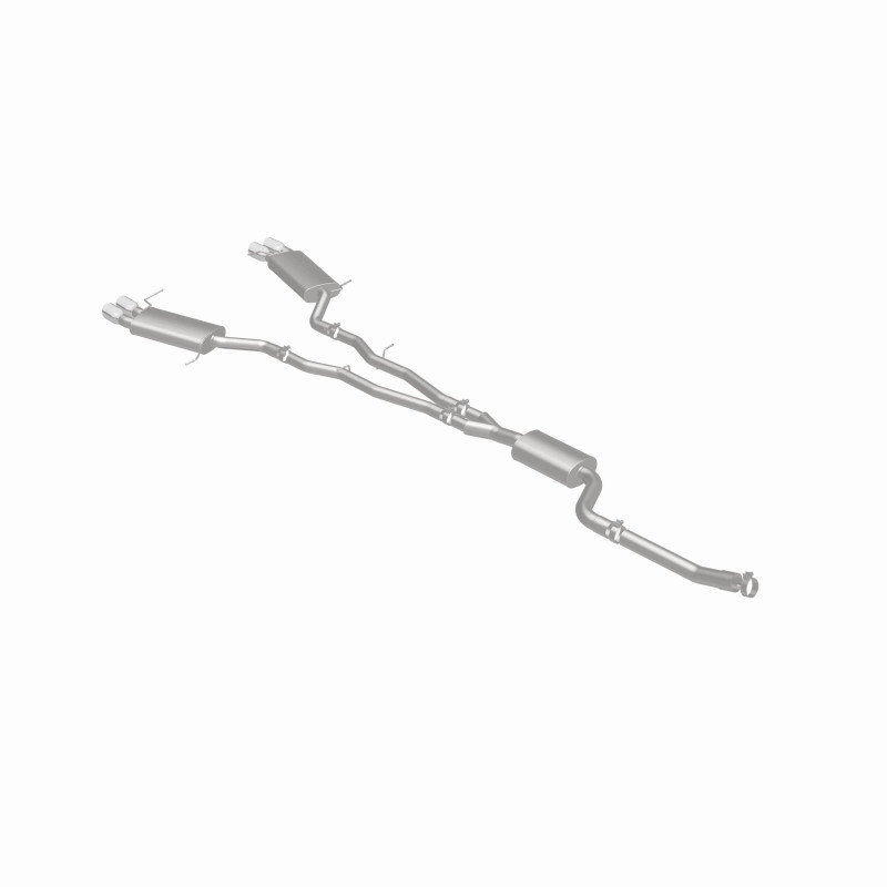 BMW 535I Performance Exhaust - Quad Split Rear Exit - Magnaflow - Touring Series Cat Back - Polished - `13-`16