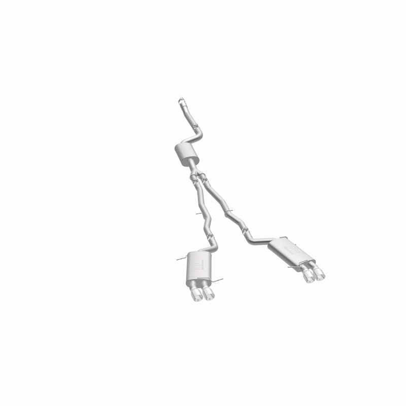 BMW 535I Performance Exhaust - Quad Split Rear Exit - Magnaflow - Touring Series Cat Back - Polished - `13-`16