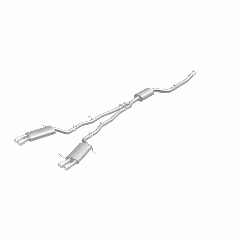 BMW 535I Performance Exhaust - Quad Split Rear Exit - Magnaflow - Touring Series Cat Back - Polished - `13-`16