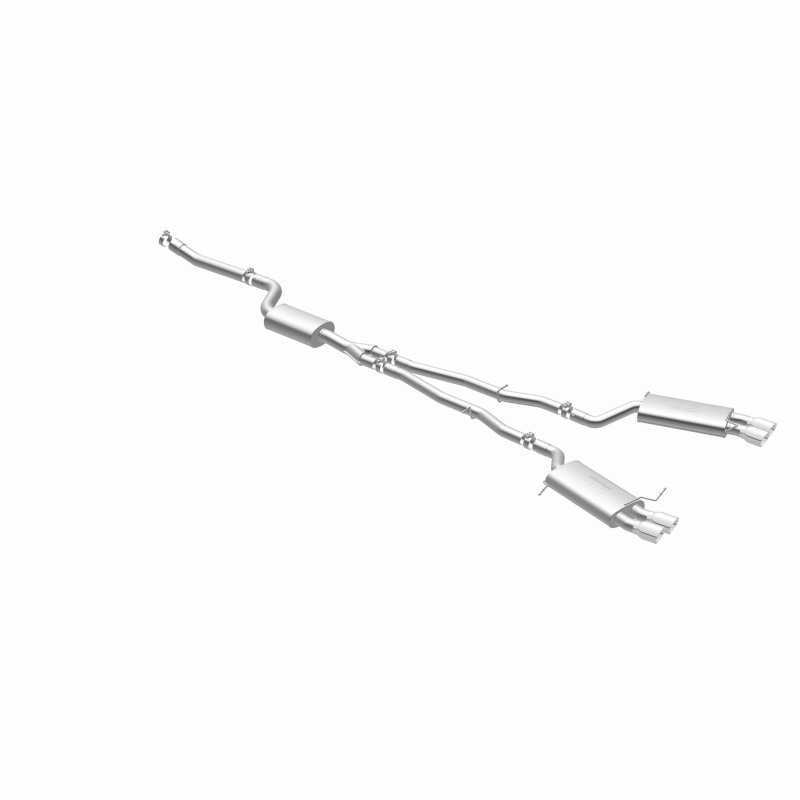 BMW 535I Performance Exhaust - Quad Split Rear Exit - Magnaflow - Touring Series Cat Back - Polished - `13-`16