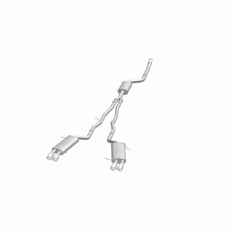 BMW 535I Performance Exhaust - Quad Split Rear Exit - Magnaflow - Touring Series Cat Back - Polished - `13-`16