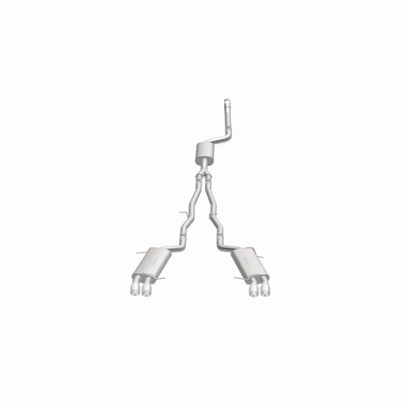 BMW 535I Performance Exhaust - Quad Split Rear Exit - Magnaflow - Touring Series Cat Back - Polished - `13-`16