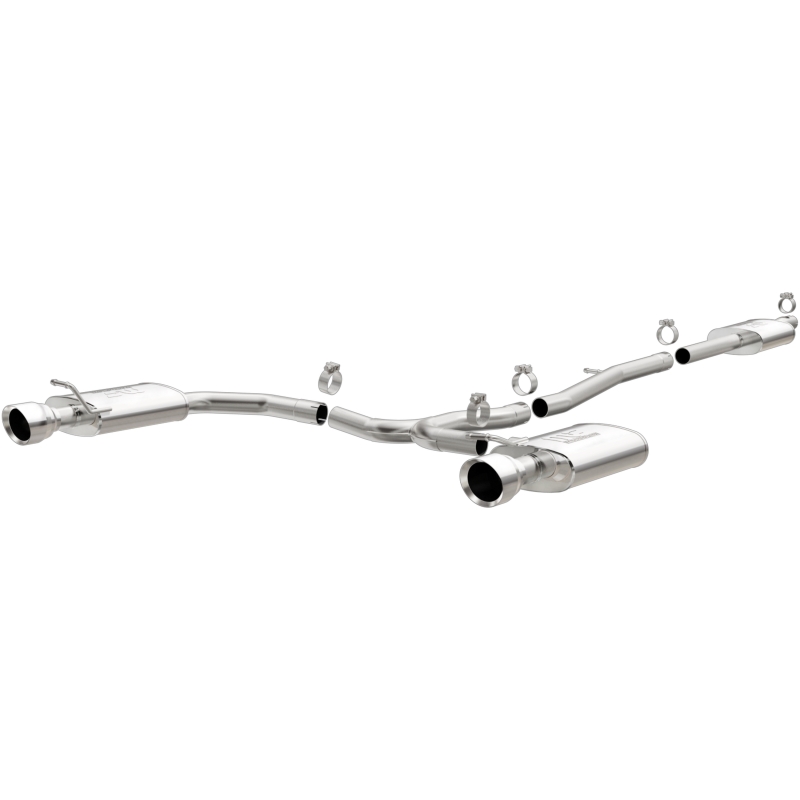 Ford Flex Performance Exhaust - Rear - Magnaflow - Street Series Cat Back, Dual Split Rear Exit - Polished - `13-`19