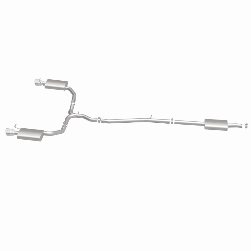 Ford Flex Performance Exhaust - Rear - Magnaflow - Street Series Cat Back, Dual Split Rear Exit - Polished - `13-`19