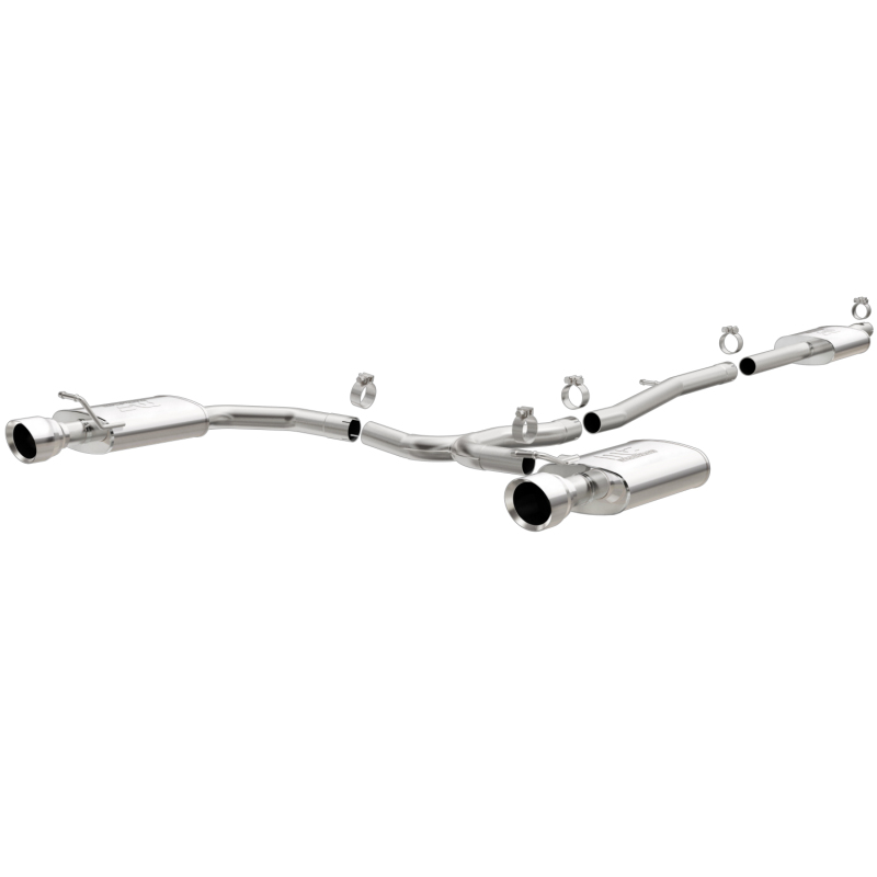 Ford Flex Performance Exhaust - Rear - Magnaflow - Street Series Cat Back, Dual Split Rear Exit - Polished - `13-`19