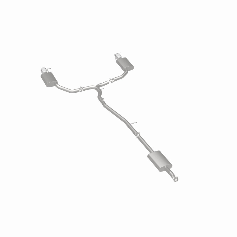 Ford Flex Performance Exhaust - Rear - Magnaflow - Street Series Cat Back, Dual Split Rear Exit - Polished - `13-`19