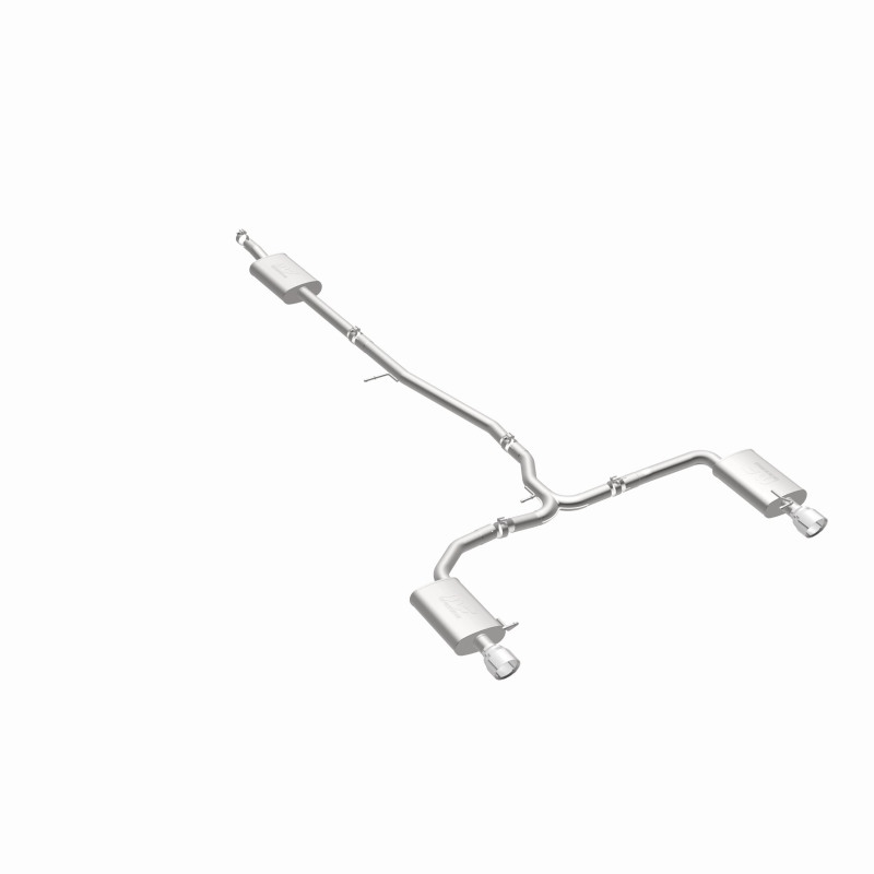 Ford Flex Performance Exhaust - Rear - Magnaflow - Street Series Cat Back, Dual Split Rear Exit - Polished - `13-`19