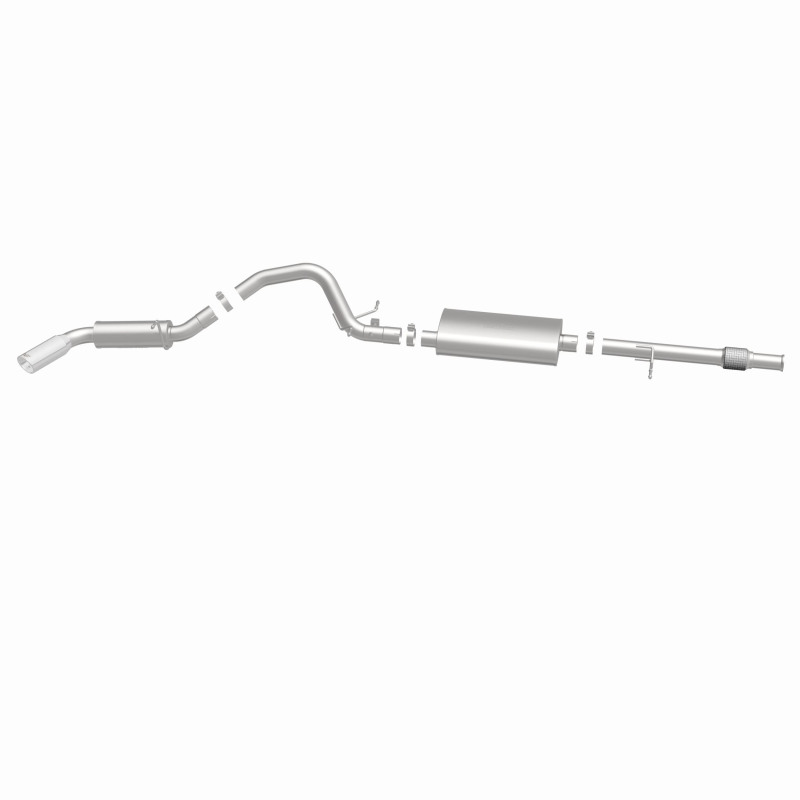 GMC Yukon Performance Exhaust - Single Passenger Side Rear - Magnaflow - Street Series Cat Back - Polished - 2015