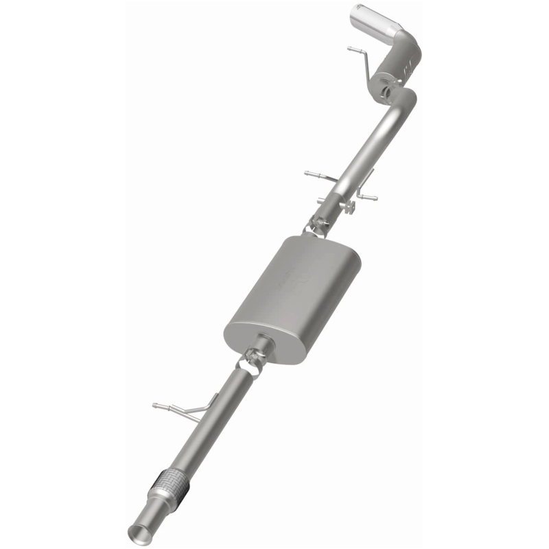 GMC Yukon Performance Exhaust - Single Passenger Side Rear - Magnaflow - Street Series Cat Back - Polished - 2015