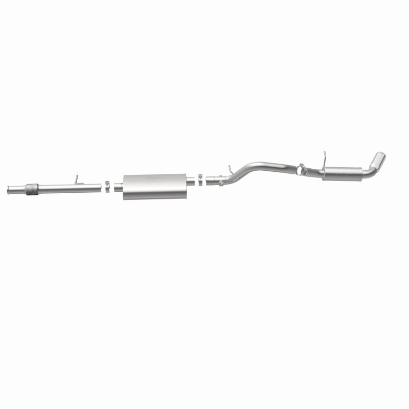 GMC Yukon Performance Exhaust - Single Passenger Side Rear - Magnaflow - Street Series Cat Back - Polished - 2015