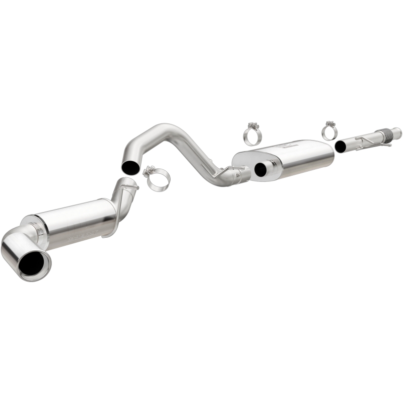 GMC Yukon Performance Exhaust - Single Passenger Side Rear - Magnaflow - Street Series Cat Back - Polished - 2015