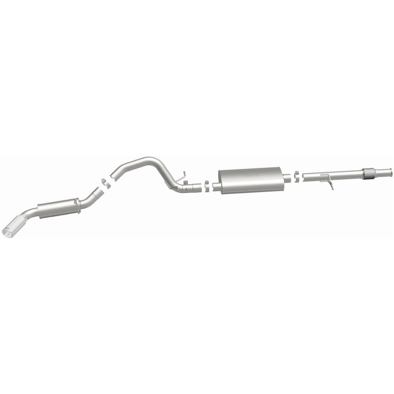 GMC Yukon Performance Exhaust - Single Passenger Side Rear - Magnaflow - Street Series Cat Back - Polished - 2015