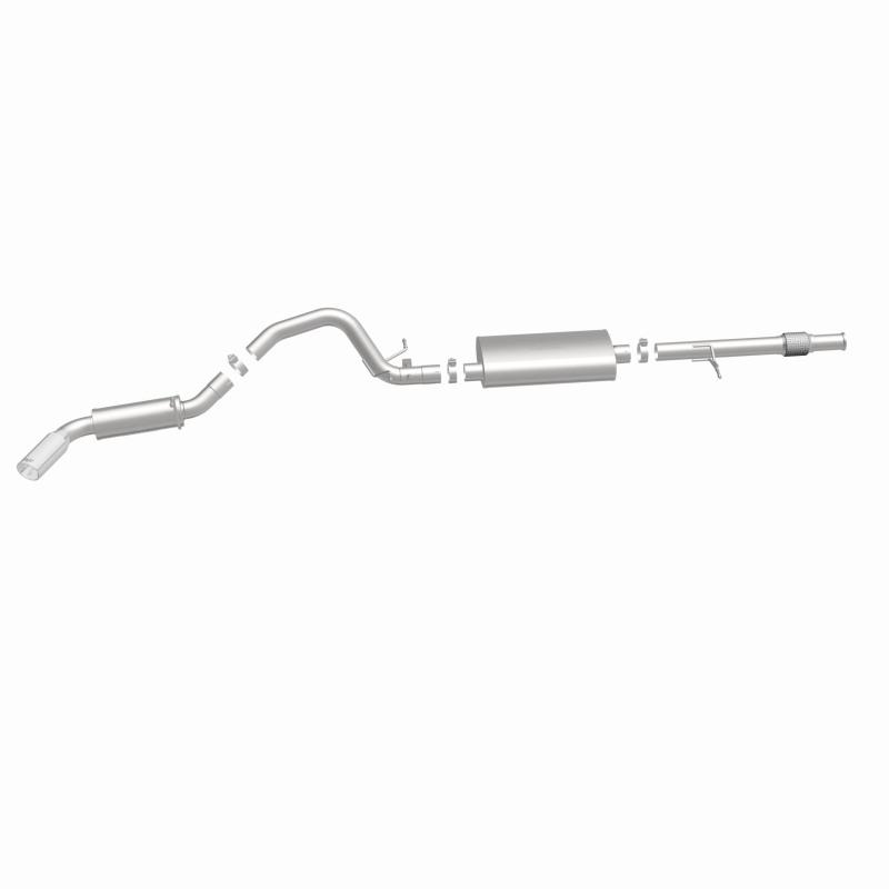 GMC Yukon Performance Exhaust - Single Passenger Side Rear - Magnaflow - Street Series Cat Back - Polished - 2015