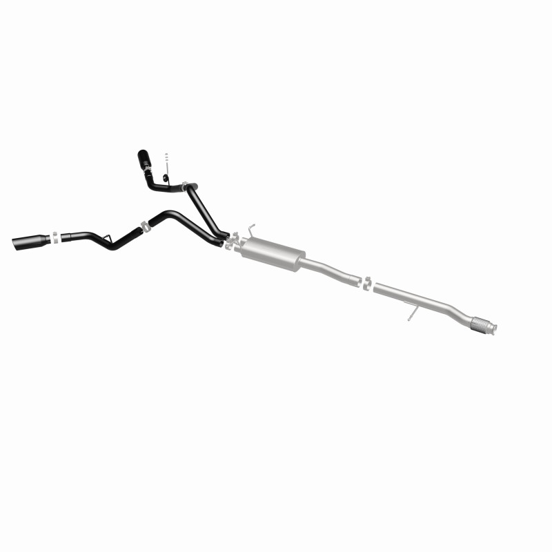 Chevrolet Silverado Performance Exhaust - Rear - Magnaflow - Cat Back - Black - `14-`15