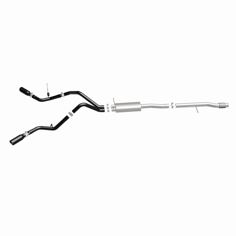 Chevrolet Silverado Performance Exhaust - Rear - Magnaflow - Cat Back - Black - `14-`15