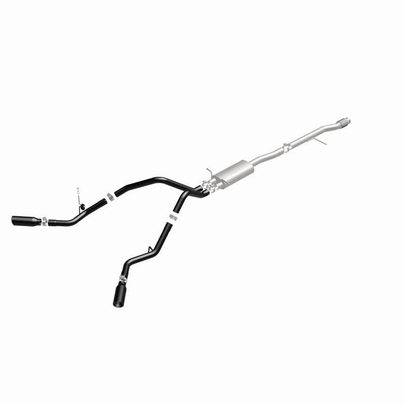 Chevrolet Silverado Performance Exhaust - Rear - Magnaflow - Cat Back - Black - `14-`15