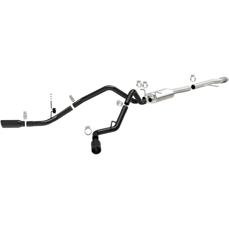 Chevrolet Silverado Performance Exhaust - Rear - Magnaflow - Cat Back - Black - `14-`15
