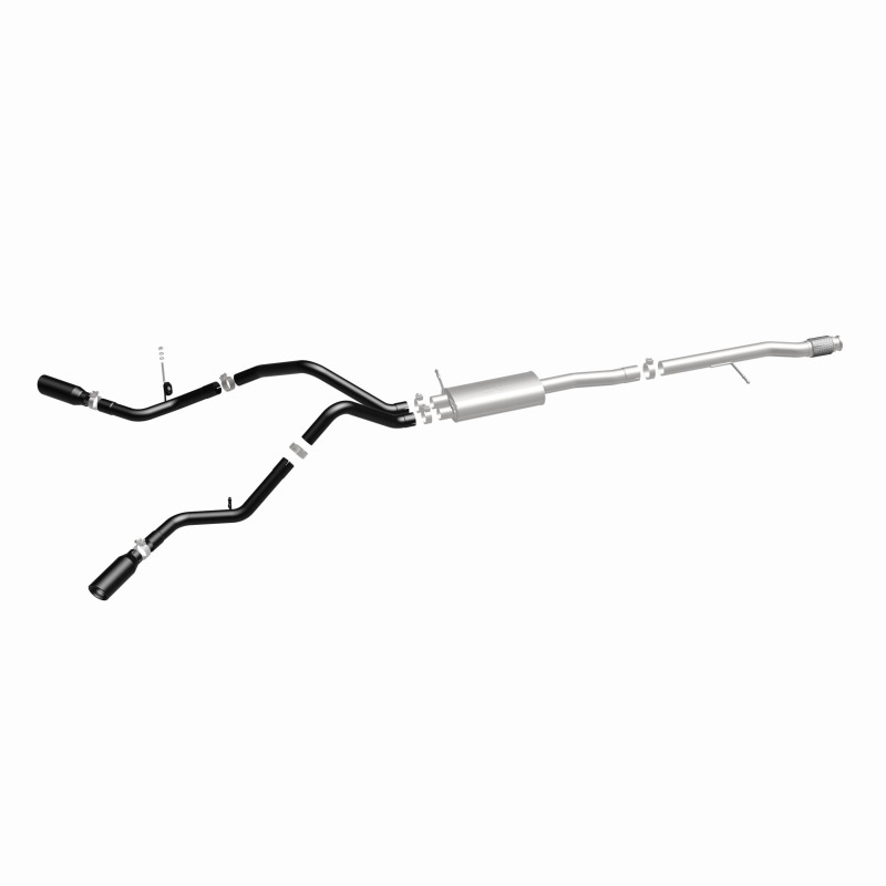 Chevrolet Silverado Performance Exhaust - Rear - Magnaflow - Cat Back - Black - `14-`15